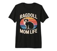 Ragdoll Cat Mom Life Premium T-Shirt