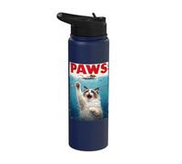 Ragdoll Cat Paws Parody - Cat Chasing Mouse Humor Cat Lovers Stainless Steel Insulated Water Bottle