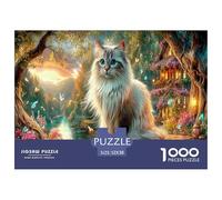 Ragdoll Cat Puzzles 1000 Pieces for Adults Jigsaw Puzzle Educational Games Piece Pet Puzzle Challenging Game for The Whole for Women 52x38cm/1000pcs
