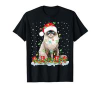 Ragdoll Cat Santa Christmas Tree Boys Men Catmas Kitty Mom T-Shirt