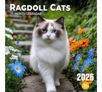 Ragdoll Cats 2026 Calendar: Laid-back beauties in sunbeams and cozy corners