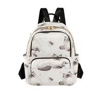 Ragdoll Cats Backpack Women Ladies Handbag Shoulder Bag Casual Daypack Gift for College Work Small