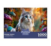 Ragdoll Jigsaw Puzzle 1000 Pieces for Adults Pet Cat Challenging Puzzles for The Whole for Women Home Decoration 100% Recvcled Cardboard 38x26cm/1000pcs