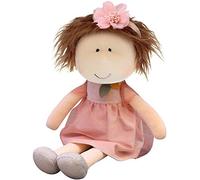 Ragdoll Little Eye Rag Doll, Handmade Rag Dolls Exquisite Cute Handmade Rag Dolls, Girls Sleeping Partner Cute Soft Warm Heart Girl Rag Doll Girl Gifts for Room Decoration Gift Toy 45CM, Pink1
