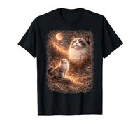 Ragdoll Meowing at The Moon Retro Graphic Cat Lovers T-Shirt