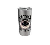 Ragdoll More Than Just A Pretty Face Ragdolls Cat Lover Stainless Steel Insulated Tumbler