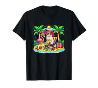 Ragdoll Relaxing On Beach Funny Summer Vacation Hawaiian T-Shirt