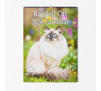Ragdoll Wall Calendar - Choice Of Sizes - A4 Cat Calendar - Cat Lovers Monthly Planner 2026