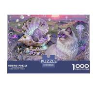 Ragdoll1000 Piece Puzzle Educational Game Cute Cats A Challenging Puzzle for Adults 38x26cm/1000pcs