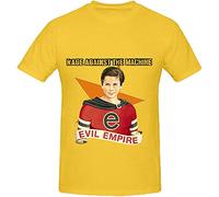 Rage Against The Mach Evil Empire Soul Men Round Neck Cool Shirt M Yellow