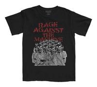 Rage Against The Machine Crowd Masks Official Mens T-Shirt