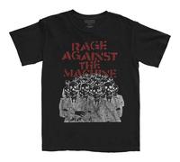 Rage Against The Machine Crowd Masks Official Mens T-Shirt
