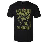 Rage Against the Machine Men's Pride Cotton T-Shirt in Black | Size: Small Rage Against the Machine Black S