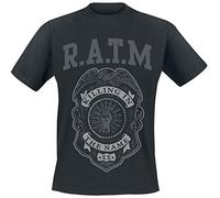 Rage Against The Machine Police Badge T-Shirt Black XL