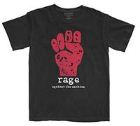 Rage Against The Machine Red Fist Official Tee T-Shirt Mens Unisex (Large)
