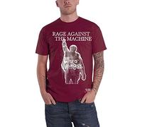 Rocks-Off Battle of Los Angeles Album Maroon T-Shirt (Large) for Music Lovers & Rock Fans