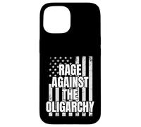 Rage Against The Oligarchy Patriotic Protest Activist Flag Case for iPhone 15