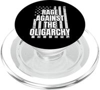 Rage Against The Oligarchy Patriotic Protest Activist Flag PopSockets PopGrip for MagSafe