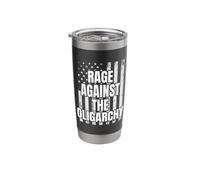 Rage Against The Oligarchy Patriotic Protest Activist Flag Stainless Steel Insulated Tumbler