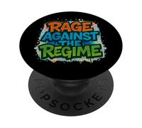 Rage Against The Regime Political Protest PopSockets Adhesive PopGrip