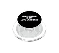 Rage Baiting Is My Love Language Funny Sarcastic Meme Humor PopSockets PopGrip for MagSafe