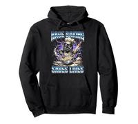Rage Baking Saves Lives Funny Angry Cat Home Bakers Pullover Hoodie