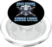Rage Baking Saves Lives Skull Rolling Pins Baker PopSockets PopGrip for MagSafe
