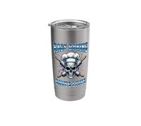 Rage Baking Saves Lives Skull Rolling Pins Baker Stainless Steel Insulated Tumbler