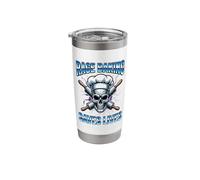 Rage Baking Saves Lives Skull Rolling Pins Baker Stainless Steel Insulated Tumbler