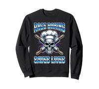 Rage Baking Saves Lives Skull Rolling Pins Baker Sweatshirt