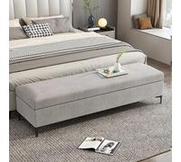 rage Bench with Upholstered Seat Wooden Bedroom rage Ottoman Bed End Bench Stylish Entryway Seating Versatile Furniture for Bedroom and Living Room
