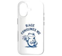 Rage Consumes Me Frog Flower Cute Toad Meme Humor Case for iPhone 17