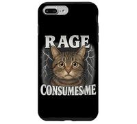Rage Consumes Me Funny Cat Meme Women Men Case for iPhone 7 Plus/8 Plus
