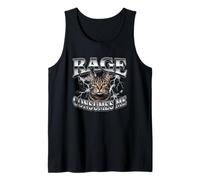 Rage Consumes Me - Funny Kitten Cats Meme Attitude Cool Cat Tank Top