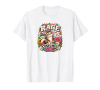 Rage Consumes Me Funny Sarcastic Cute Cat Value Graphic T-Shirt