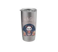 Rage Consumes Me Introverts Funny Possum Tee for Everyday Stainless Steel Insulated Tumbler