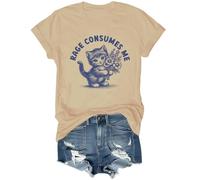 Rage Consumes Me Shirt, Rage Consumes Me T-Shirt, Rage Consumes Me Cat Shirt Khaki