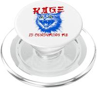 Rage Is Consuming Me - Funny Cat Kitten Meme Humor PopSockets PopGrip for MagSafe