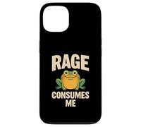 Rage is Consuming Me Funny Frog Case for iPhone 13
