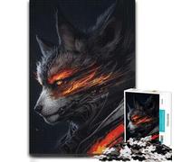 Rage of The Wolf Adult Puzzle 1000pcs (38x26cm) Jigsaw | A classic paper puzzle at weekends for a satisfying challenge.