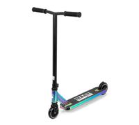 Rage One 110mm Neochrome | Complete Kick Trick Stunt Scooter for Beginners and Intermediate Age 8+ | 110mm Wheels with ABEC 9 Chrome Bearings and Threadless Headset