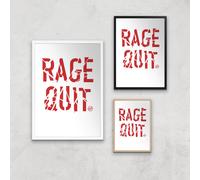 Rage Quit Art Print - A2 - Print Only