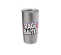 Ragebaited Internet Slang Troll - Stainless Steel Insulated Tumbler