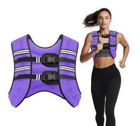Ragebby Weighted Vest, 20 lbs Vest for Men Women with Reflective Stripe, Adjustable Body Weight Vests for Workout, Strength Training, Running, Fitness