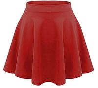 RageIT Girls Kids Plain Flared Skater Skirt School Summer High Waist Age 5-13 Years