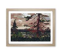 Ragged Pine By Tom Thomson Classic Painting Framed Print | A3 Oak Framed Wall Art | Ready to Hang | Classic Historical Picture | Living Room Bedroom Lounge Office