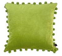 Ragged Rose 50cm x 50cm Cushion Covers - Pompom Cushion Covers with Zip Fastening - Velvet Cushion Cover for Living Room & Bedroom