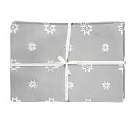Ragged Rose Christmas Place mats, Cotton, Silver Grey, 36 x 26 cm