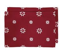 Ragged Rose Mattie Red Xmas mats, Cotton, 26 X 36 cm