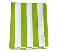 Ragged Rose Ronny Block Stripe Tablecloth (lime green)